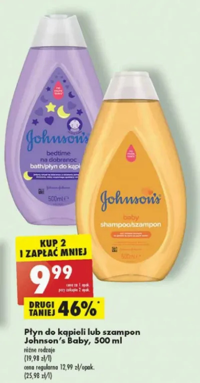 żel lub szampon johnsons baby biedronka