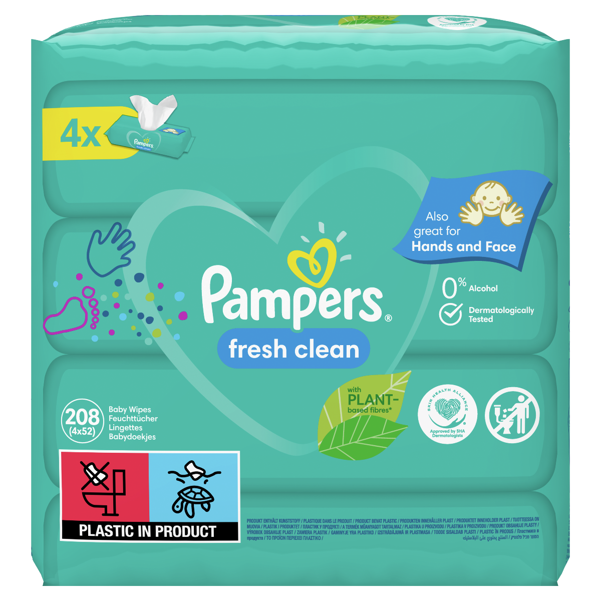 chusteczki nawilżane pampers baby fresh clean sklad