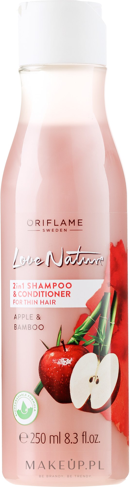 oriflame szampon 2 w 1 z jabłkiem i bambusem