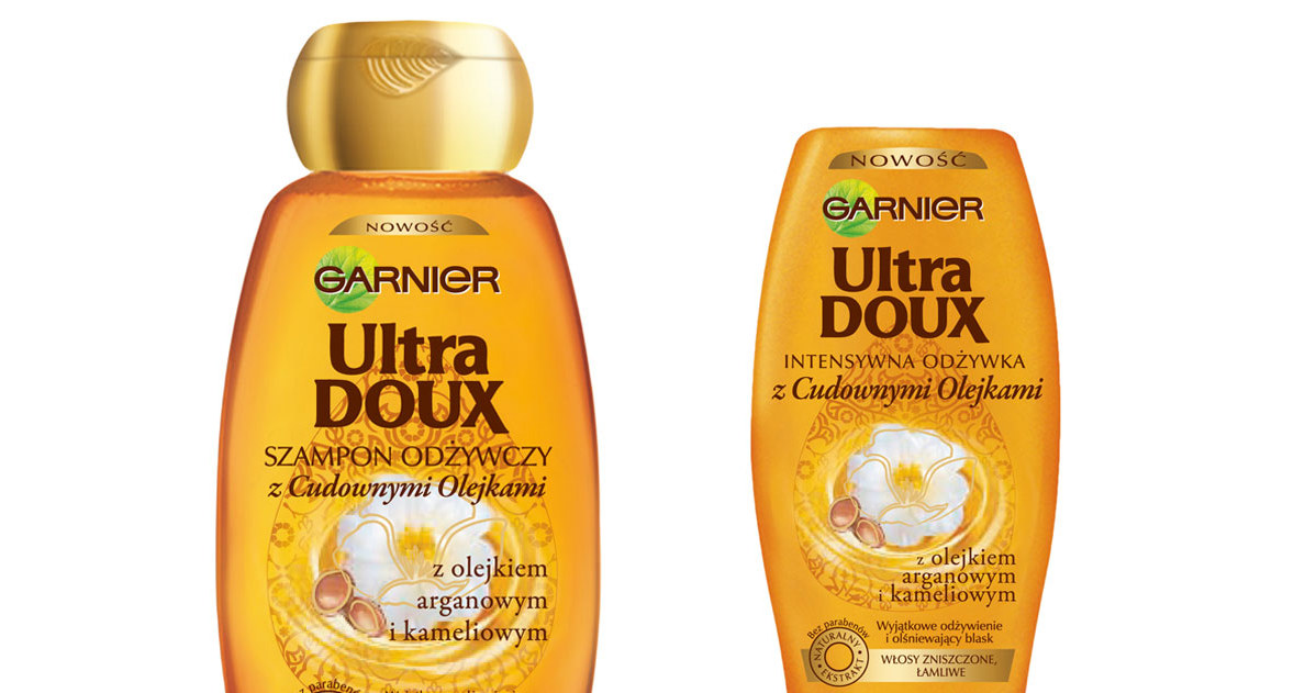 garnier ultra doux szampon odżywczy z cudownymi olejkami 400 ml