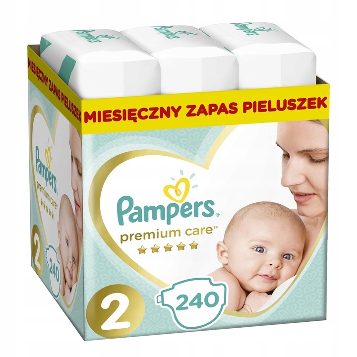 pampers premium care 2 mini 240 szt ceneo