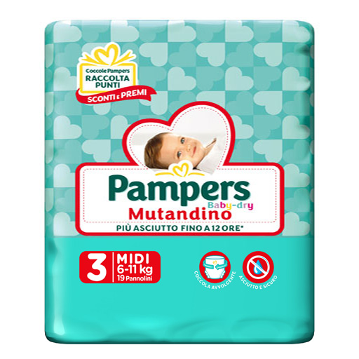 acqua e sapone pannolini pampers