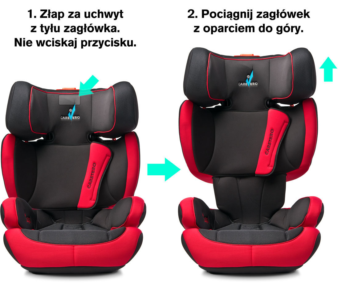 caretero huggi isofix 15-36 beżowy