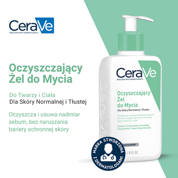 cerave oczyszczający żel do mycia 236 ml