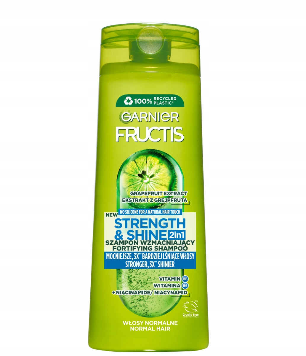 szampon garnier fructis 2w1 siła i blask 400 ml