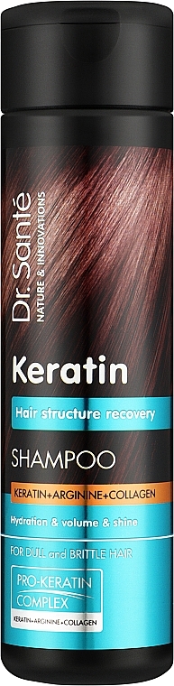 keratin szampon i odżywka dr sante