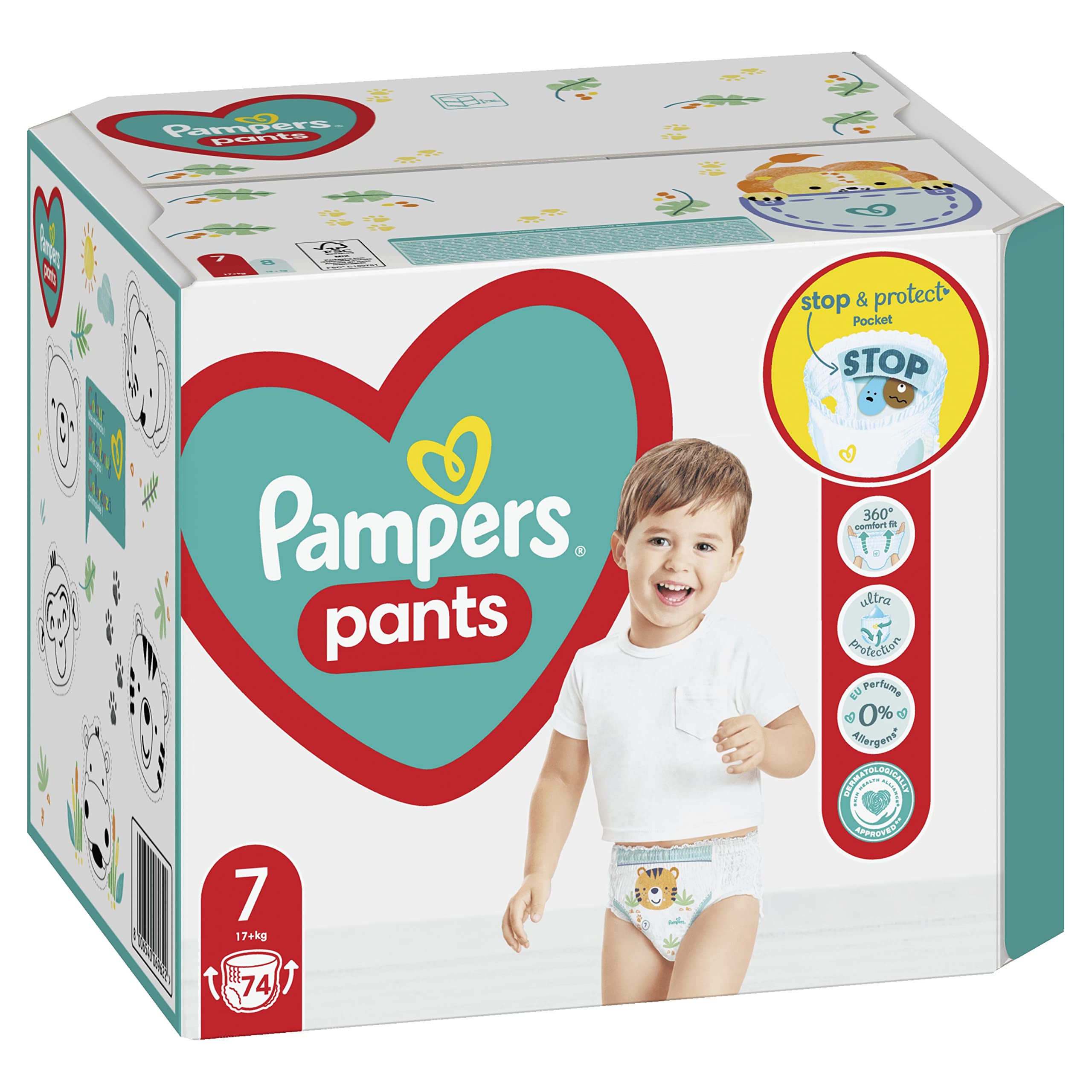 pieluchomajtki pampers rozmiar 7