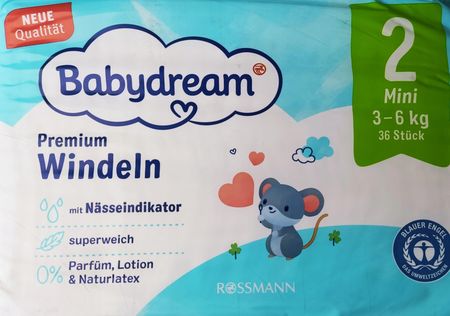 pieluchy rossmann babydream 1 cena