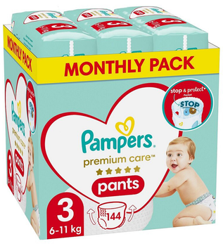 pampers pieluchy majtki