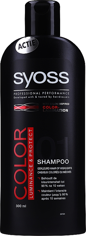 syoss color luminance szampon