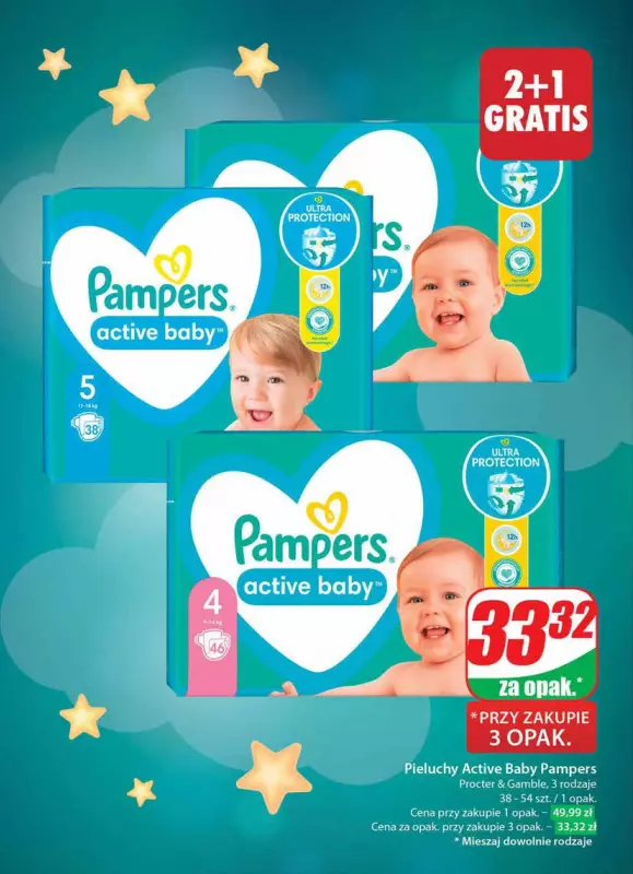 pampers active gazetka