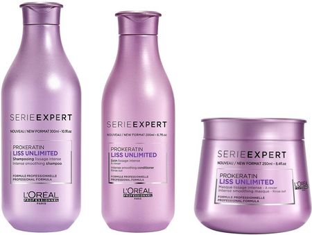 loreal szampon i odżywka liss unlimited