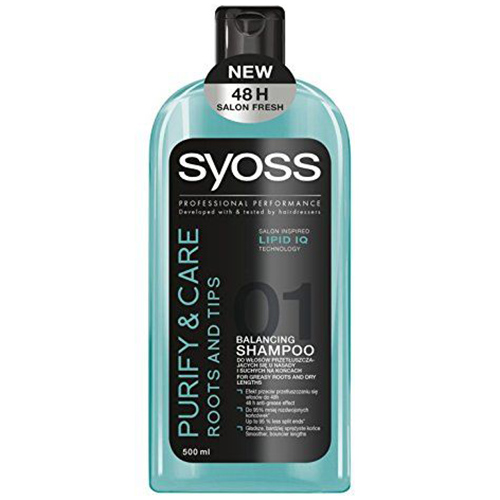 syoss purify & care szampon opinie