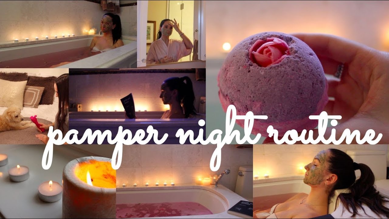 pamper night routine tłumacz