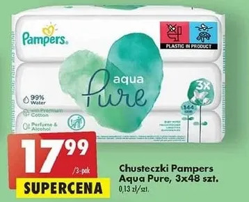 pampers mokre chusteczki biedronka