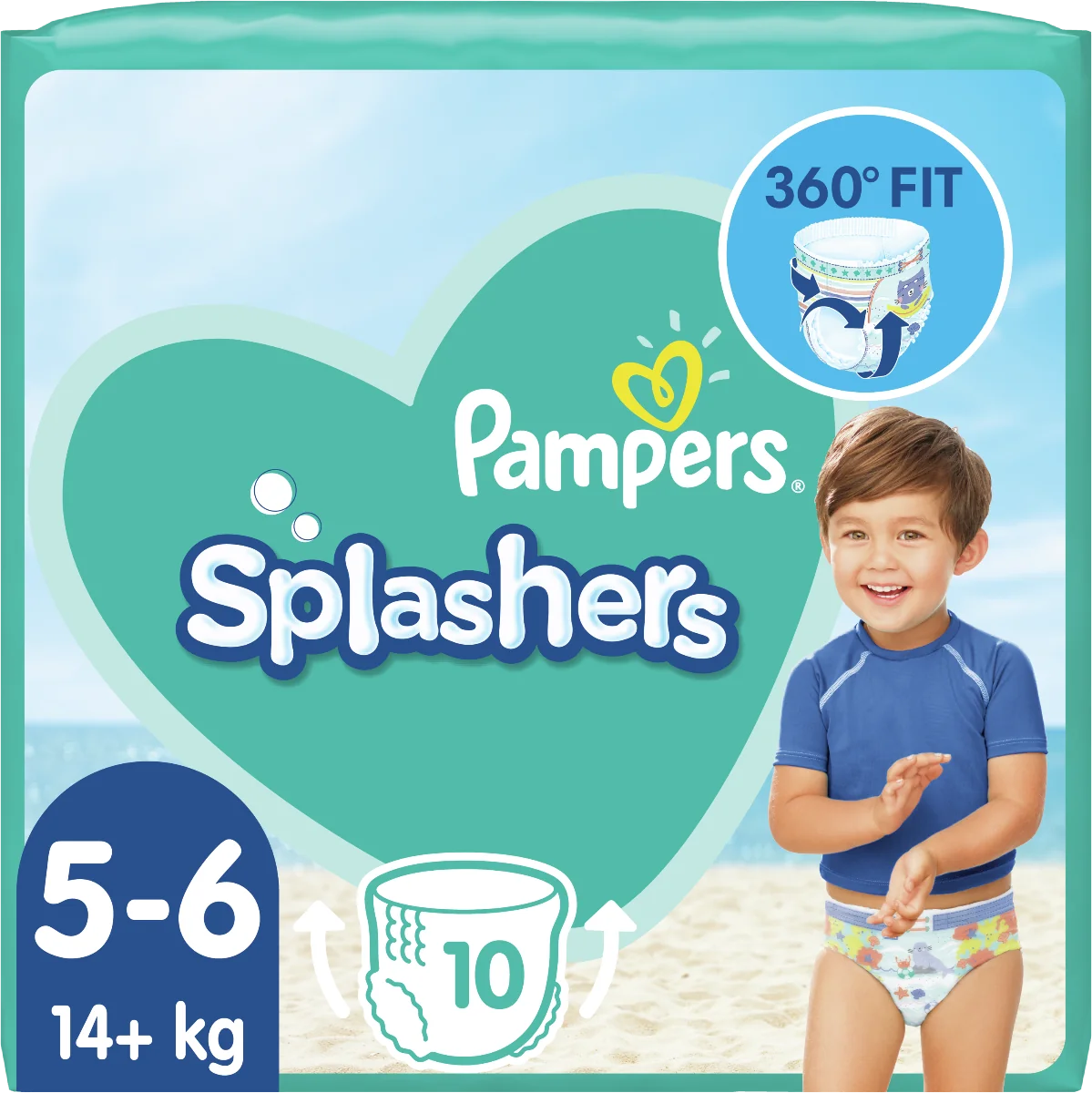 pieluchomajtki do pływania pampers splashers