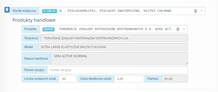 nfz recepta na pieluchy