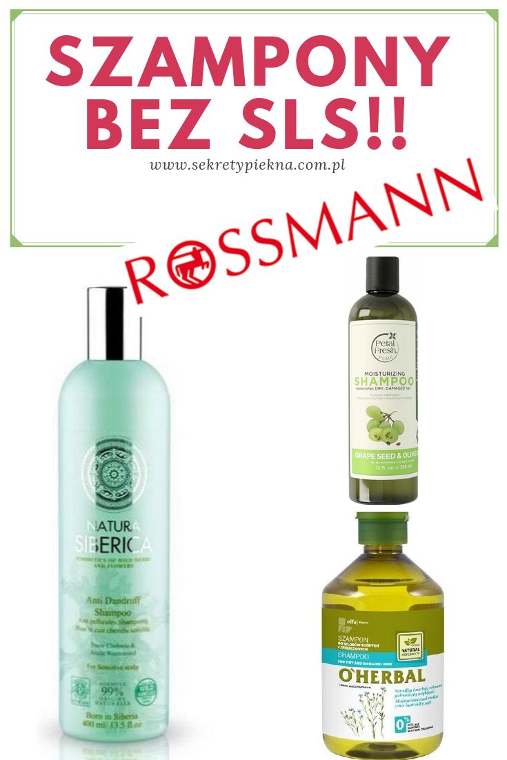 szampon bez sls z rossmanna