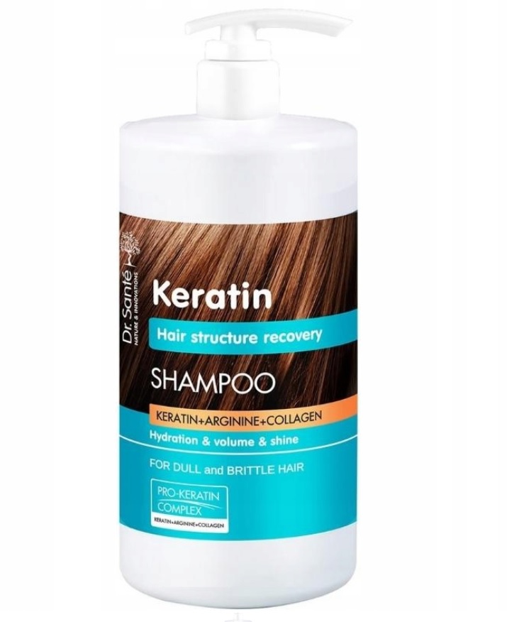 keratin szampon i odżywka dr sante