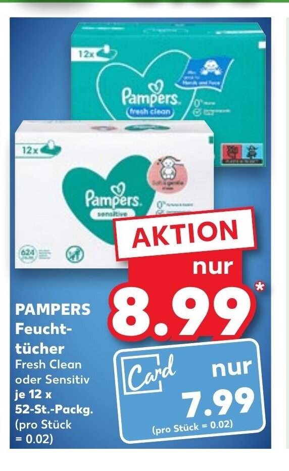 kaufland pampers sensitive