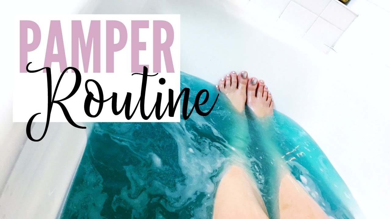 pamper routine 2017 spa night