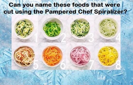 pampered chef spiralizer recipes