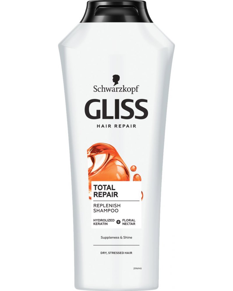 schwarzkopf gliss kur total hair repair szampon skład