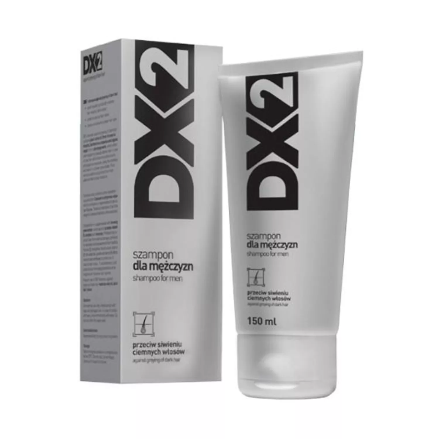 dx2 szampon dla mężczyzn przeciw siwieniu ciemnych włosów 150 ml