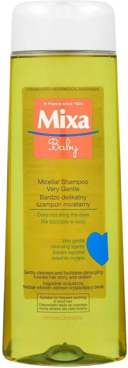 mixa baby bardzo delikatny szampon micelarny 250 ml