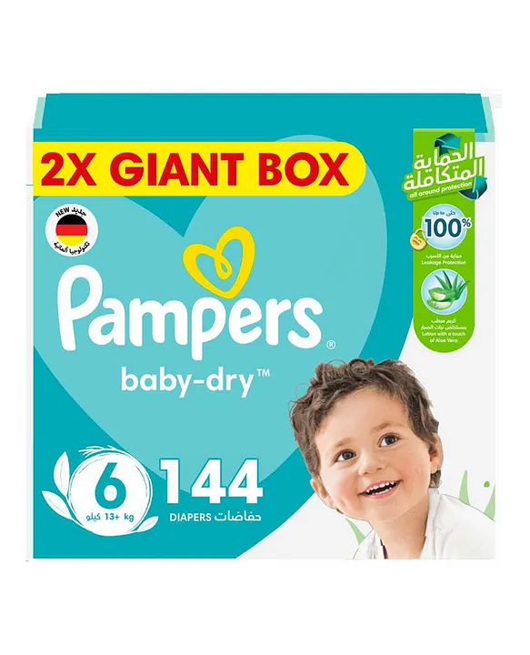 giant box pampers 2 144