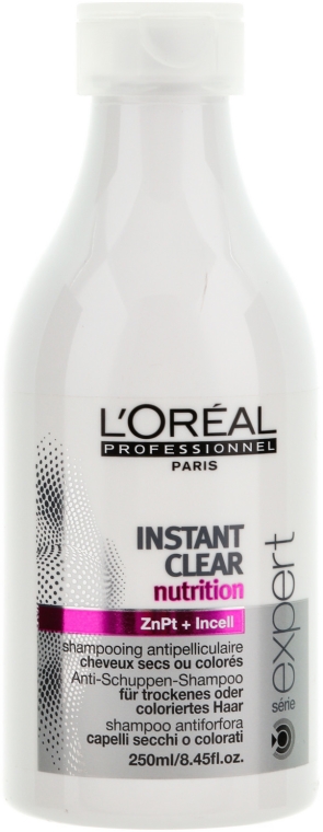 loreal instant clear szampon nutrition przeciwłupieżowy