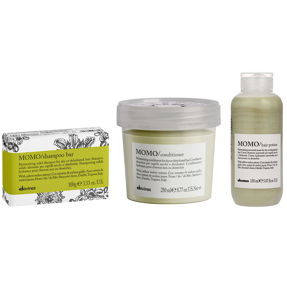 nawilżający szampon do włosów davines momo 250ml