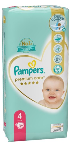 pampers premium care maxi 52 szt