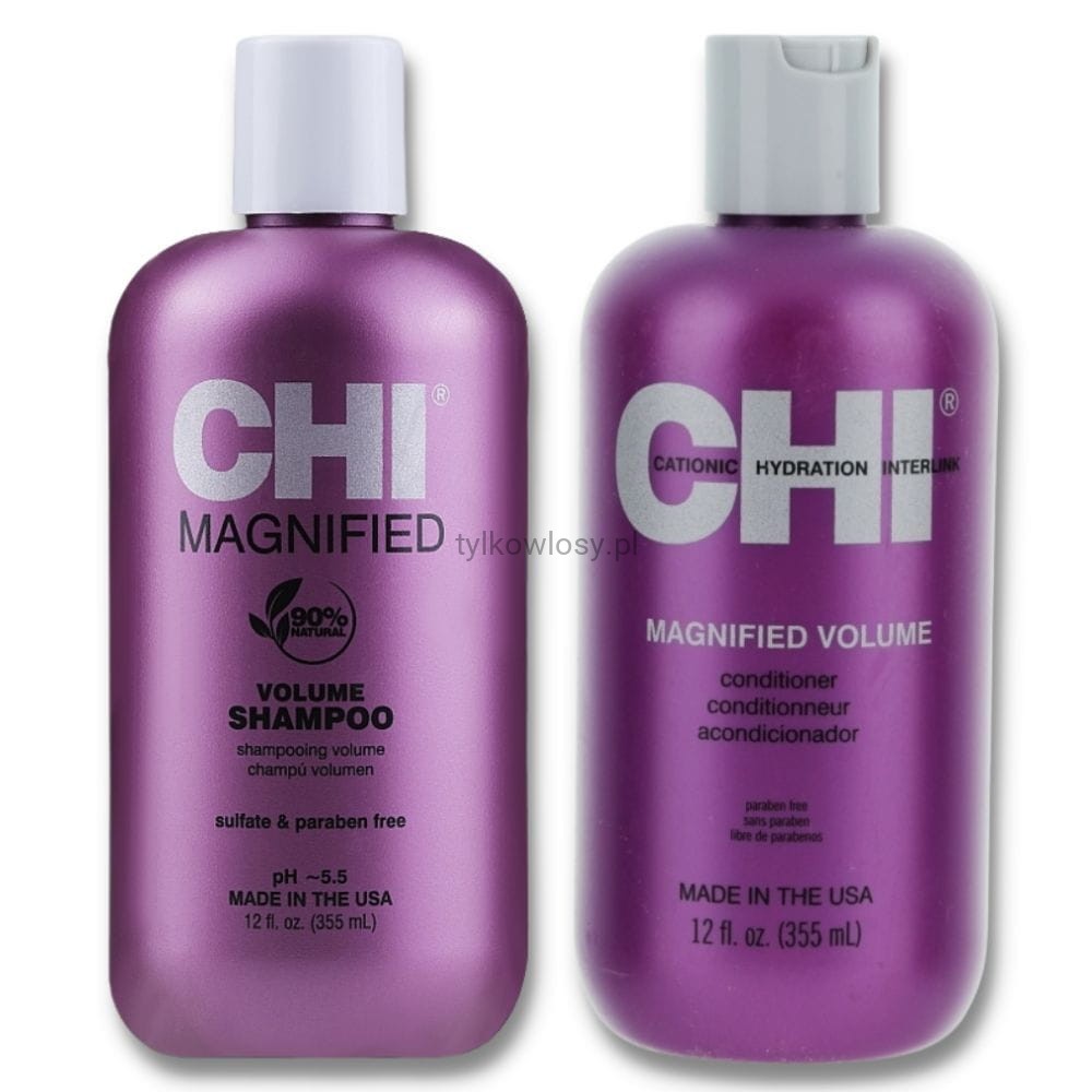 szampon zwiększający objętość włosów 355ml chi magnified volume