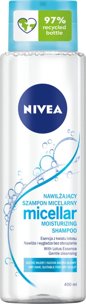 nivea nawilżający micelarny szampon z esencją z kwiatu lotosu opinie