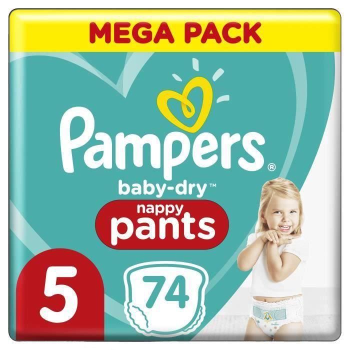 pampers 5 pants 74