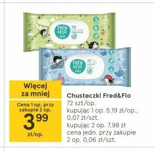 chusteczki nawilżane fred fred&flo