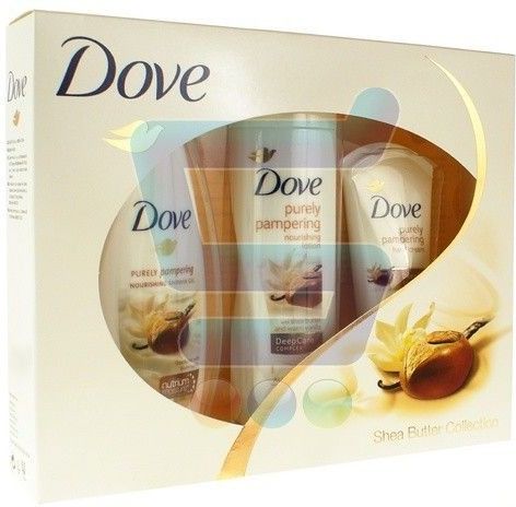 dove zestaw purely pampering balsam i żel pod pr