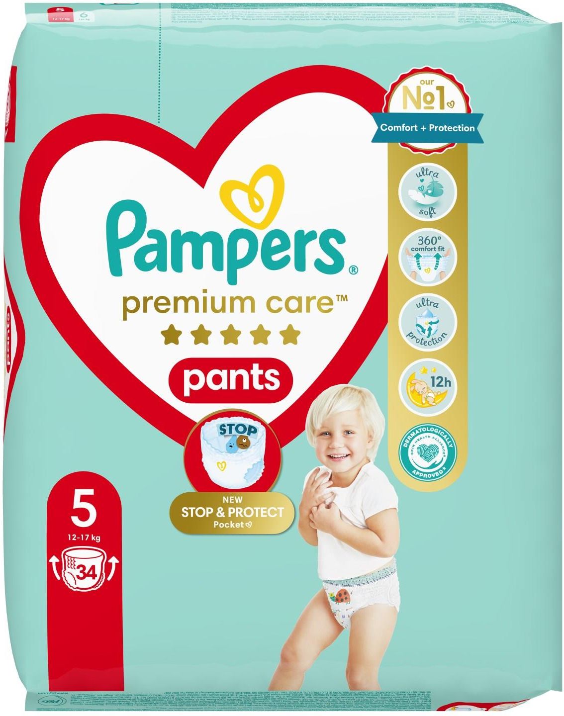 pampers pants premium care 5