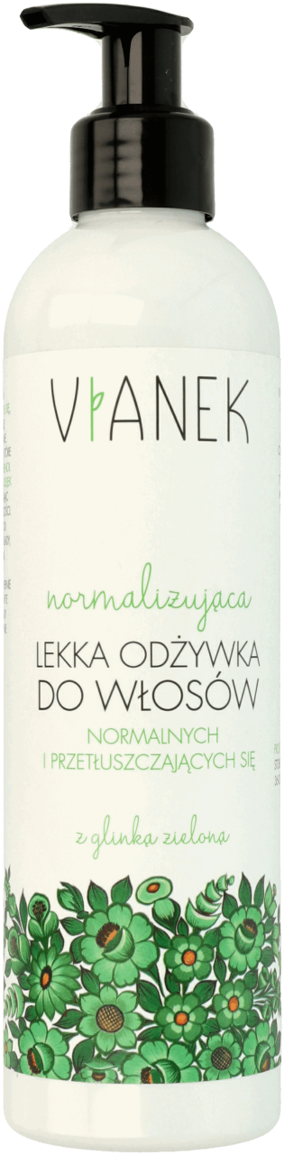 ianek normalizująca lekka odżywka do włosów z glinką zieloną