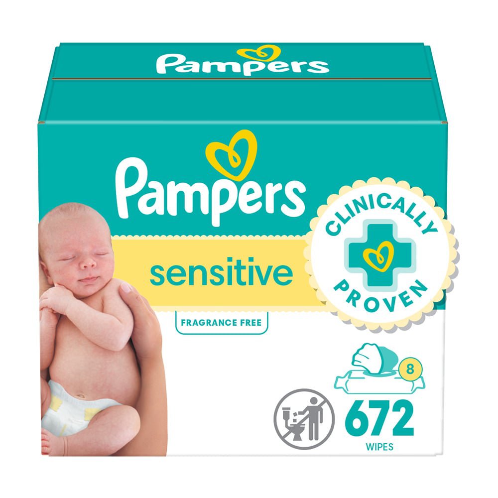 pampers baby wipes 12 pack