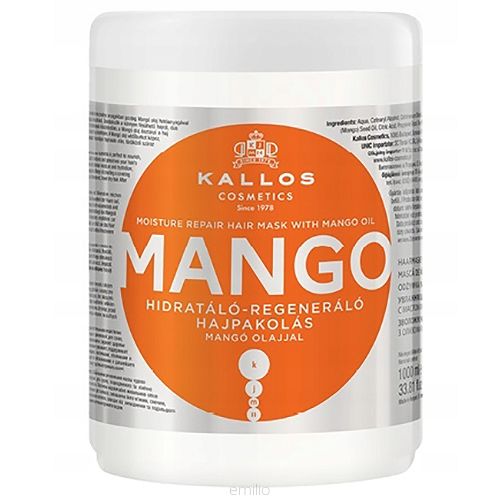 kallos mango regenerujący szampon do włosów