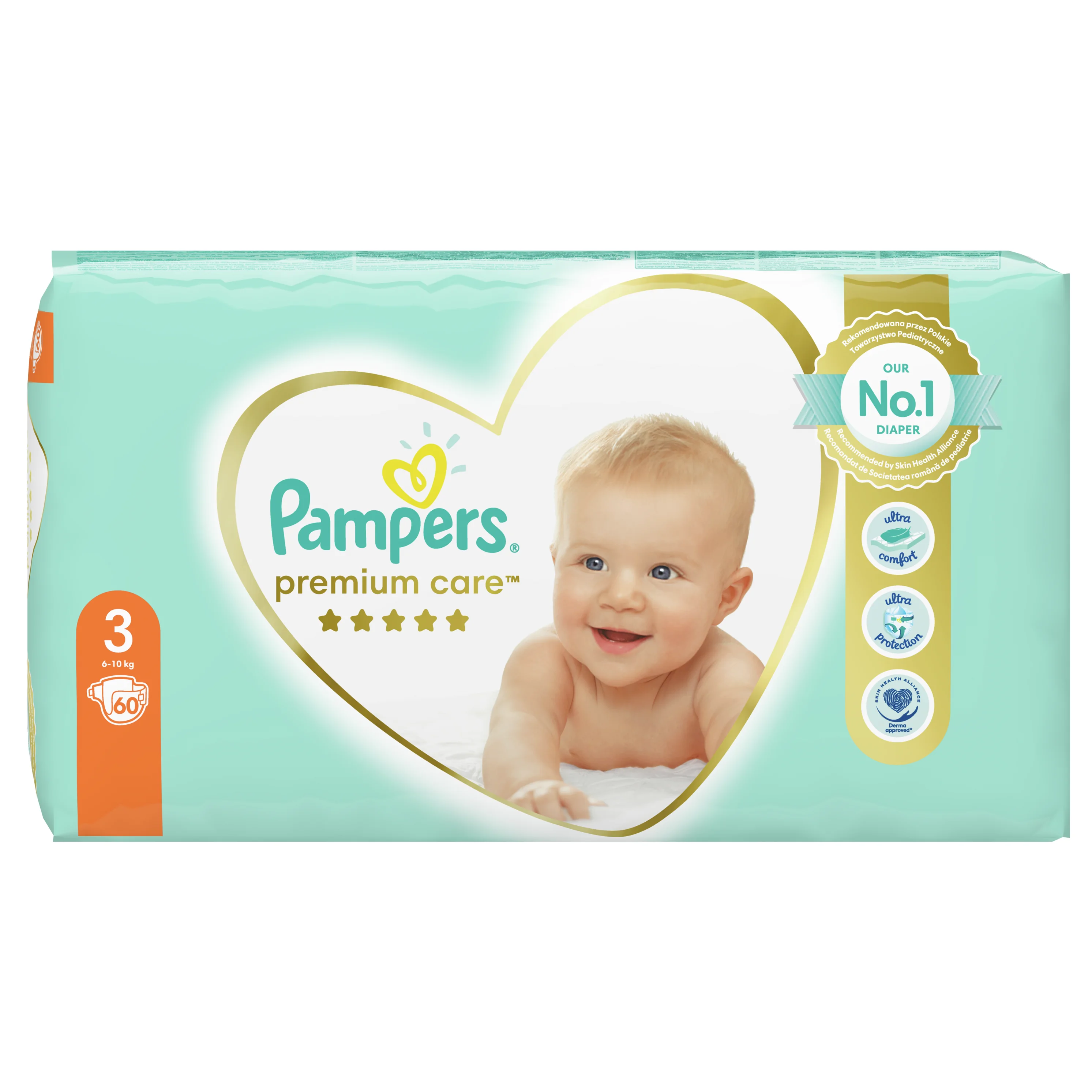 pampers premium care 3 204 ks