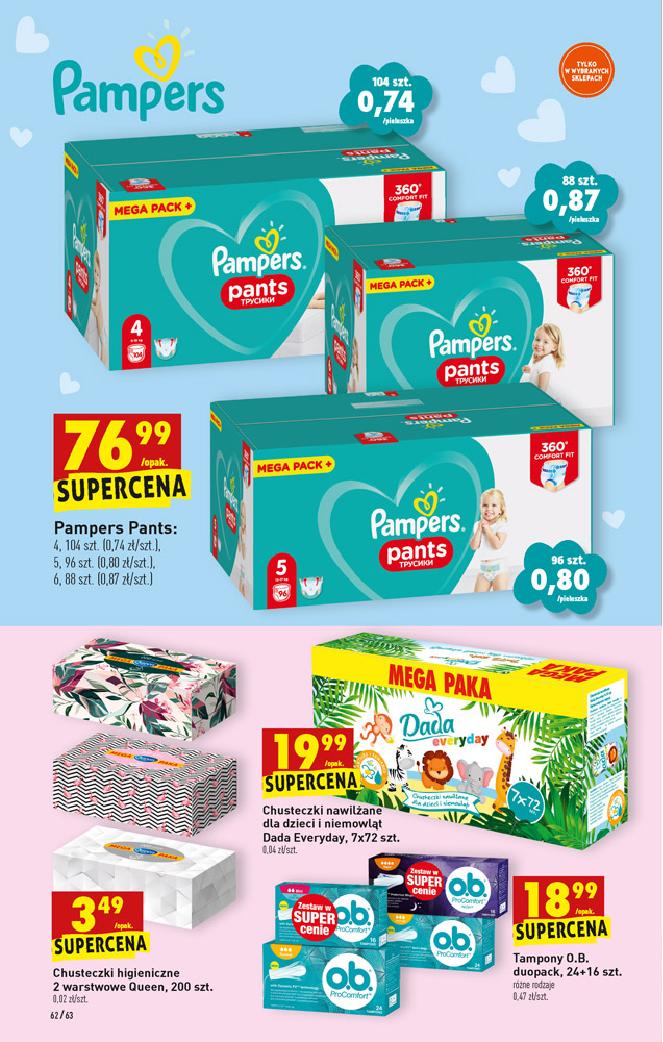 pampers pants 6 biedronka