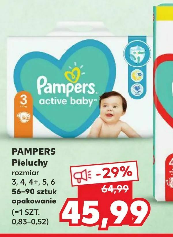 pieluchy pampers kaufland