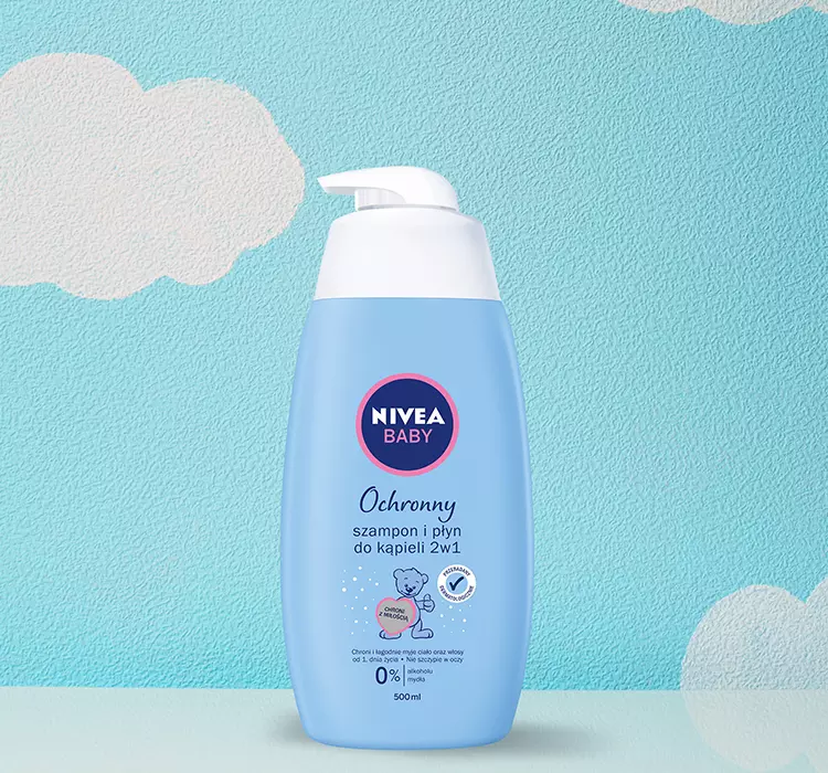 nivea baby ochronny szampon i płyn do kąpieli 2w1 wizaż