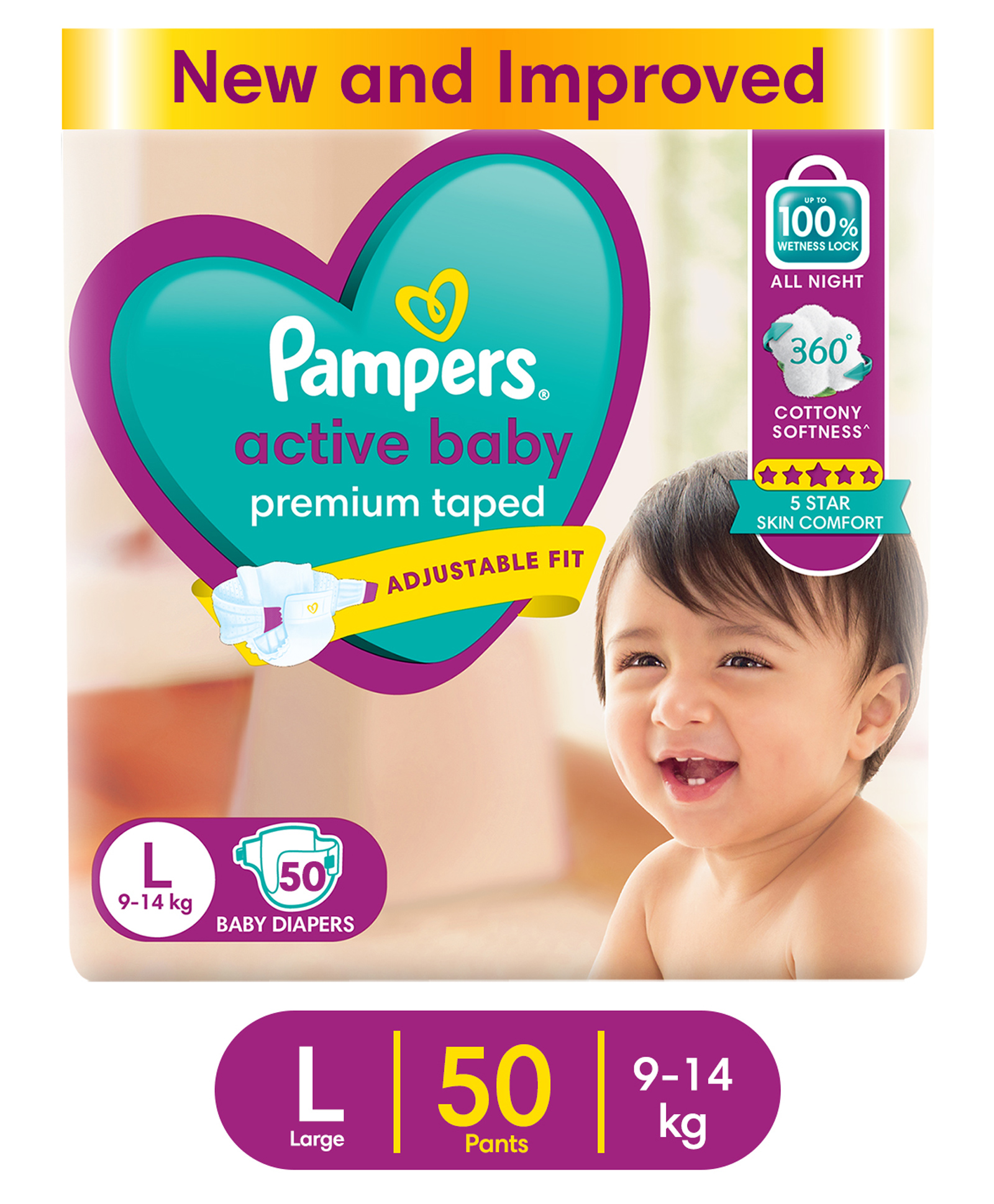 pamper active baby 5 42 szt