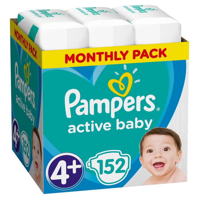 pieluchy pampers 4+ 152 sztuki