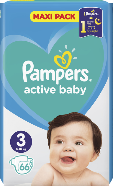 pampers 3 66 szt