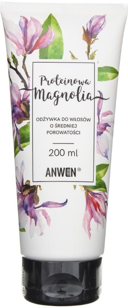 anwen odżywka proteinowa magnolia do włosów o średniej porowatości